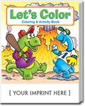 CS0550 Lets Color Coloring And Activity Book With Custom Imprint